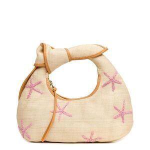 Poolside The Josie Starfish Straw Hobo Bag